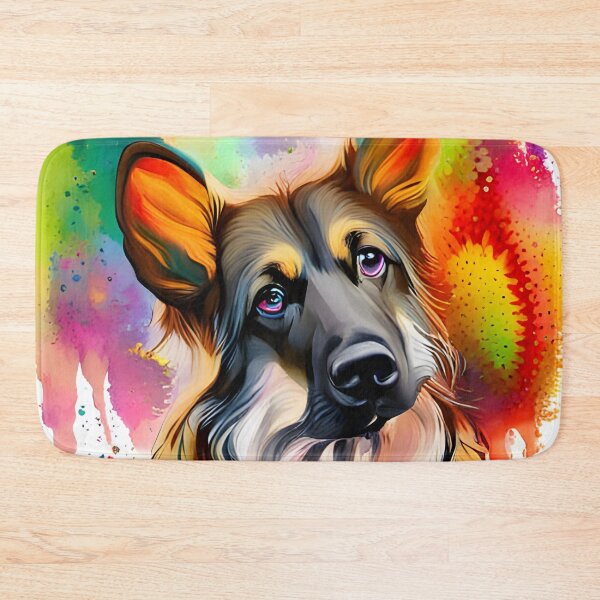 Item preview, German Shepherd Splash Art designed and sold by Ameiva-Apparel.