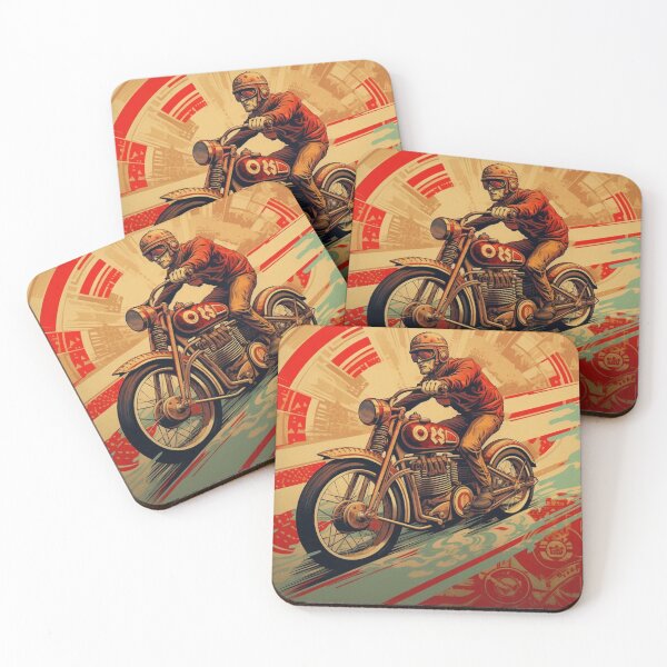 Item preview, Retro Revival: Vintage Motorcycle Artwork designed and sold by lg whittaker.