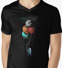 The Spaceman's Trip Men's V-Neck T-Shirt