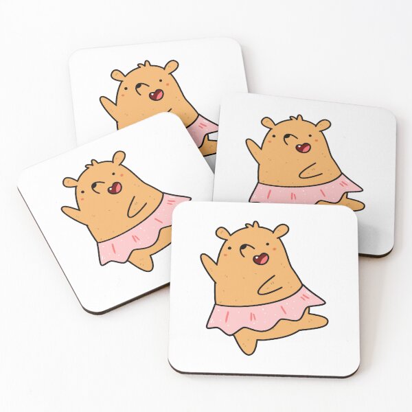 Item preview, Kawaii Ballerina Bear designed and sold by kawaiilife.