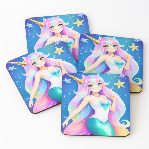 Item preview, Mermaid Rainbow Cat Digital designed and sold by purplesensation.
