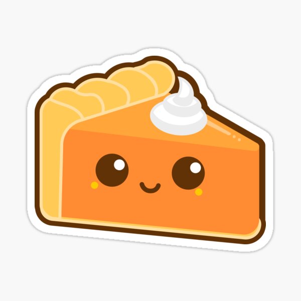 Cute Pumpkin Pie Stickers Redbubble