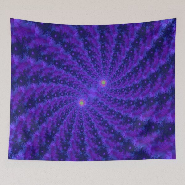 Item preview, Passionate Purple Bubble Spiral Fractal designed and sold by natnat7w.
