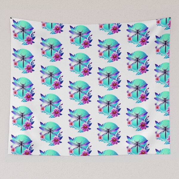 Item preview, Cute Floral Dragonfly Digital  designed and sold by purplesensation.