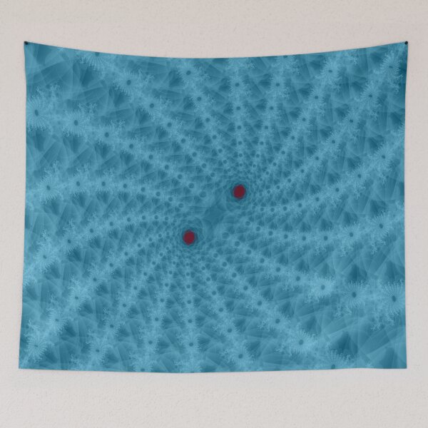 Item preview, Bubbly Blue Spiral Fractal designed and sold by natnat7w.