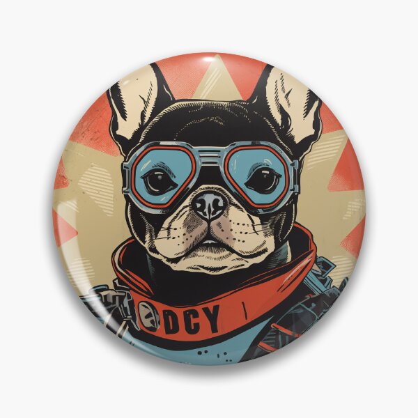 Item preview, French Bulldog cyber punk designed and sold by Trendyduck.