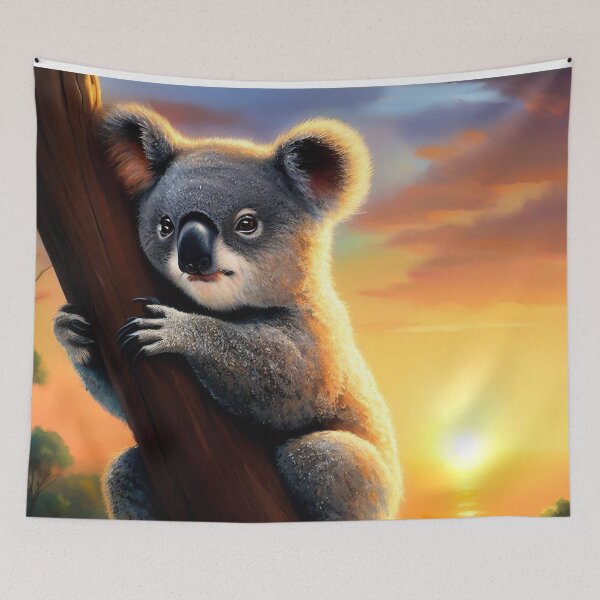 Item preview, "The tranquility of the Koala: A hyper realistic painting" designed and sold by CHRIST5000.