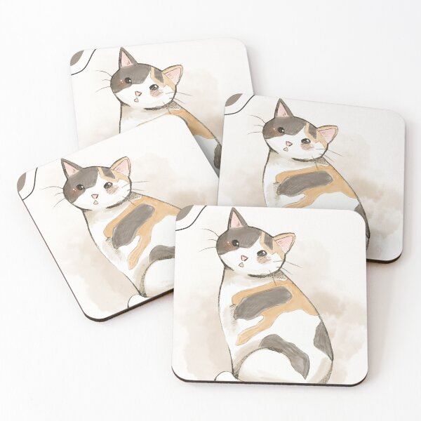 Item preview, Grey and Brown Aesthetic Cat designed and sold by RosyCorner.