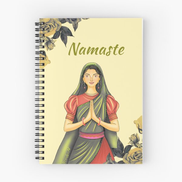 Item preview, Namaste Hindu Vaishnava Girl designed and sold by rayankaart.