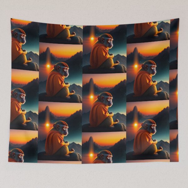 Item preview, Monkey in Heaven designed and sold by Suraj Thapa.