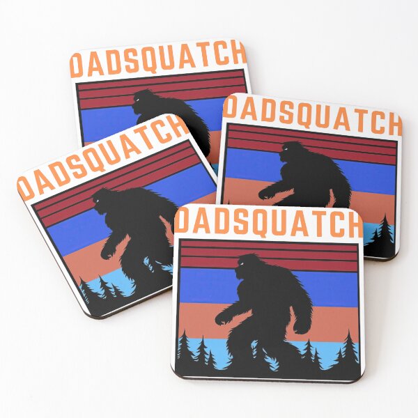 Item preview, Dadsquatch: Digital Artwork with Playful Sasquatch Silhouette and Whimsical Text designed and sold by Biskit222.
