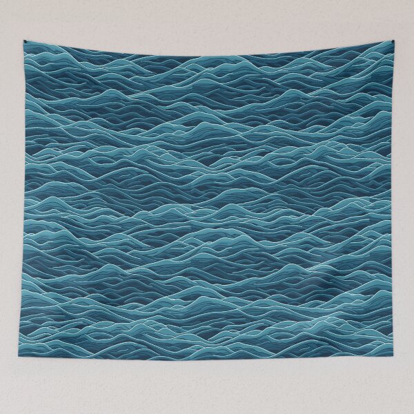 Item preview, Serene Waves designed and sold by PatternLounge.