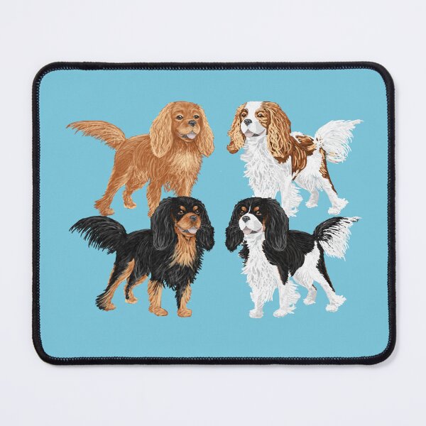 Item preview, Cavalier King Charles Spaniels designed and sold by barksandsqueaks.
