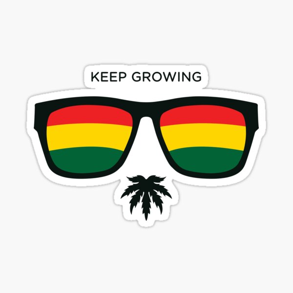 Bob Marley Weed Stickers for Sale