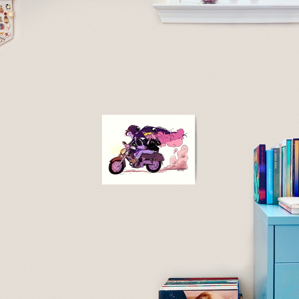 motorbike Art Print