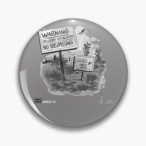 Item preview, Area 51. No Trespassing! designed and sold by LethalChicken.