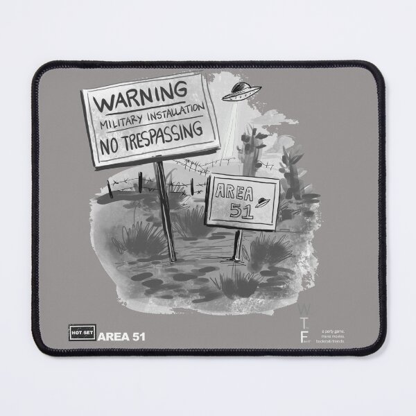 Item preview, Area 51. No Trespassing! designed and sold by LethalChicken.