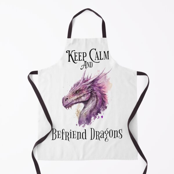 Item preview, Dragon Fantasy Art Keep Calm and Befriend Dragons designed and sold by druidwolfart.