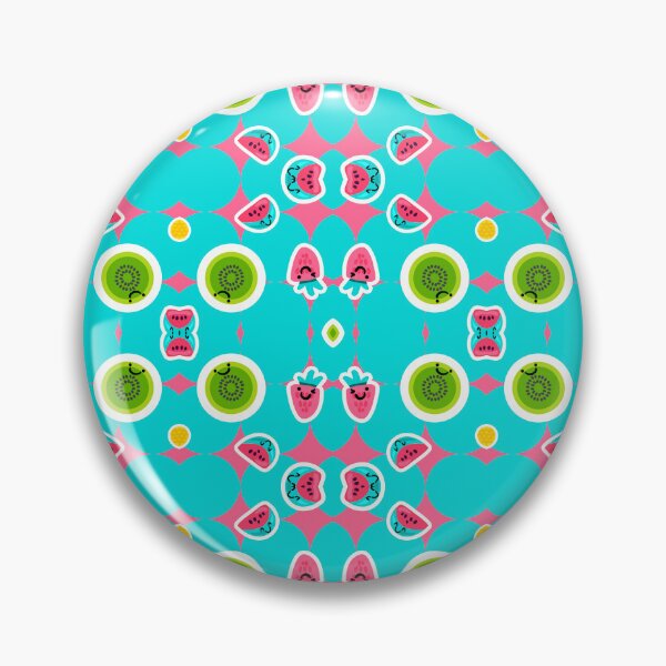 Artikelvorschau, Erdbeeren, Kiwi und Wassermelone entworfen und verkauft von MoxedUpPatterns.