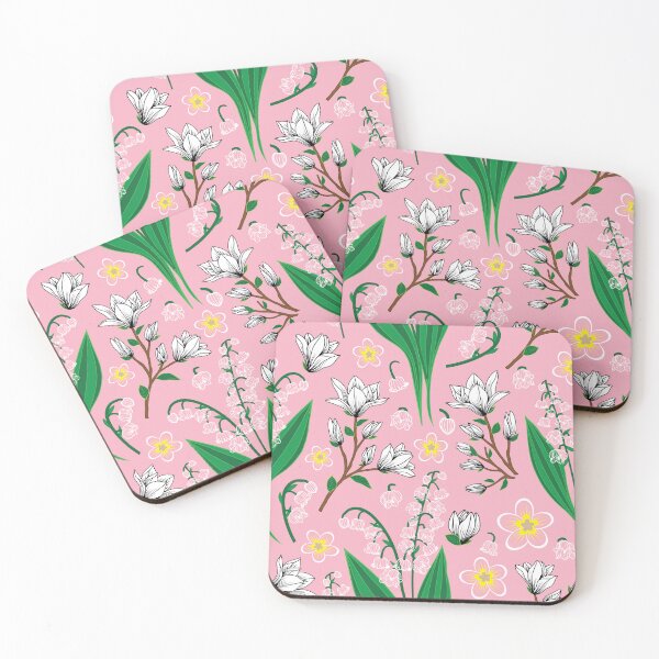Item preview, Pink fine Meadows designed and sold by The Pattern Mill.