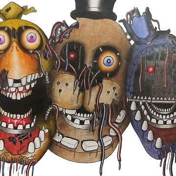 Five Nights at Freddy's Custom Withered Animatronics Poster for