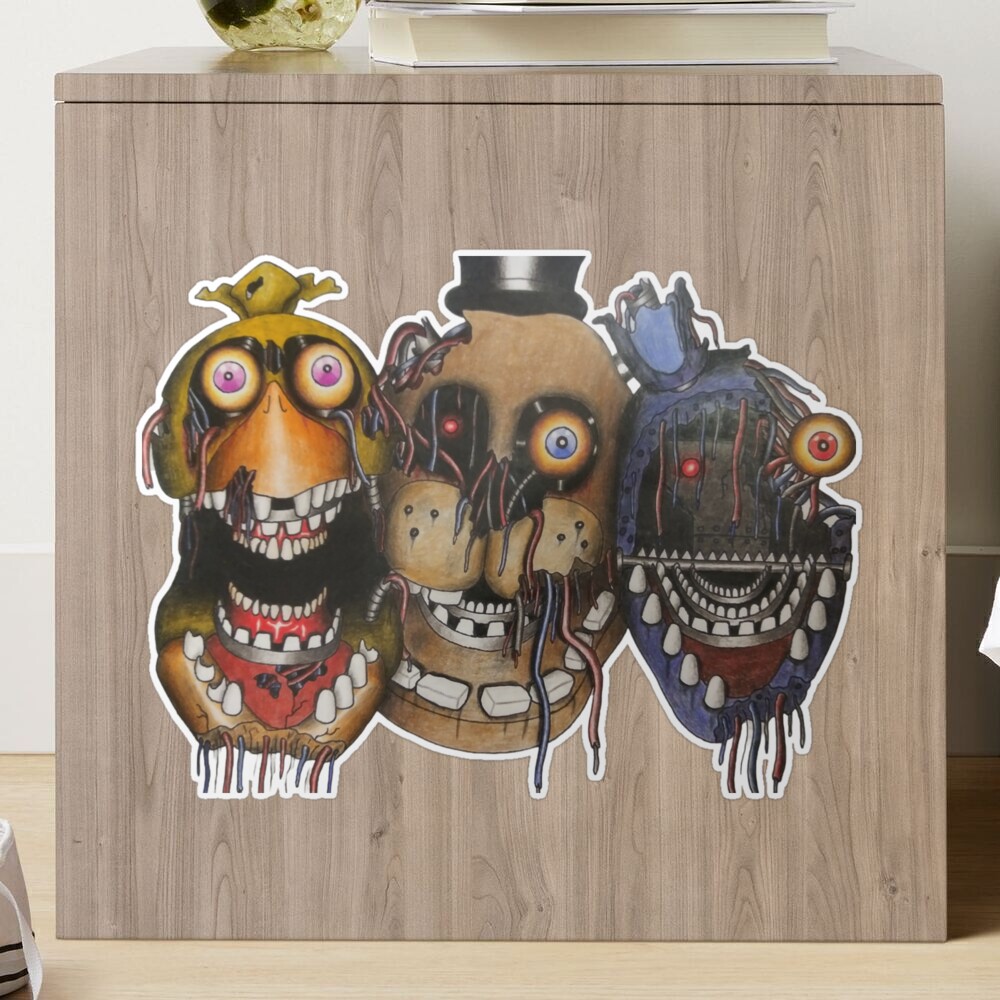 Five Nights at Freddy's Custom Withered Animatronics Poster for Sale by  HappyTreeX1
