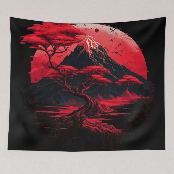 Item preview, "Harmony in Sakura: Captivating Japanese Landscapes on Redbubble" designed and sold by DesignHeaven24.