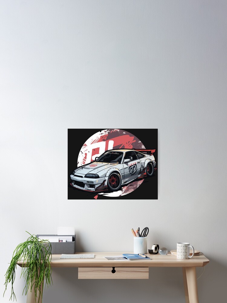 Nissan Skyline R32 Drifting Drift Car Poster Print -  Portugal