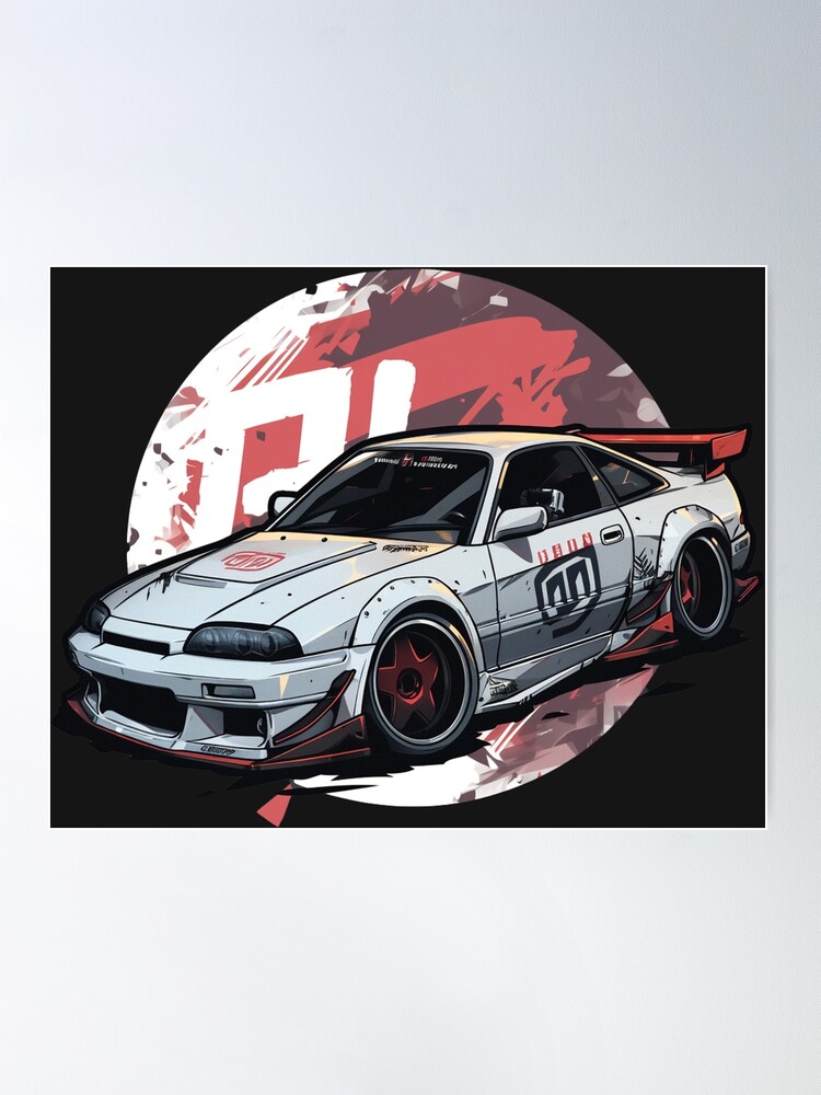 Nissan Skyline R32 Drifting Drift Car Poster Print -  Portugal