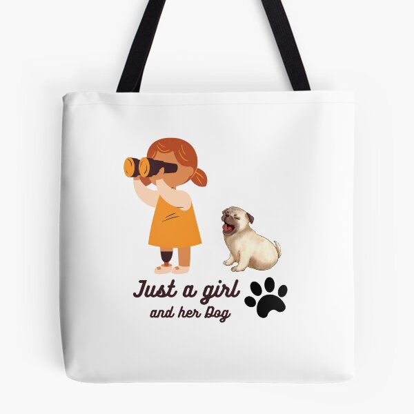 Artikelvorschau, Nur ein Mädchen und ihr Hund...!! entworfen und verkauft von HillNotHell.