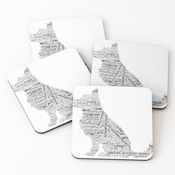 Item preview, Canine Wonders: Word Cloud Artwork Shaped as a Dog, Celebrating the Love for Dogs designed and sold by Biskit222.