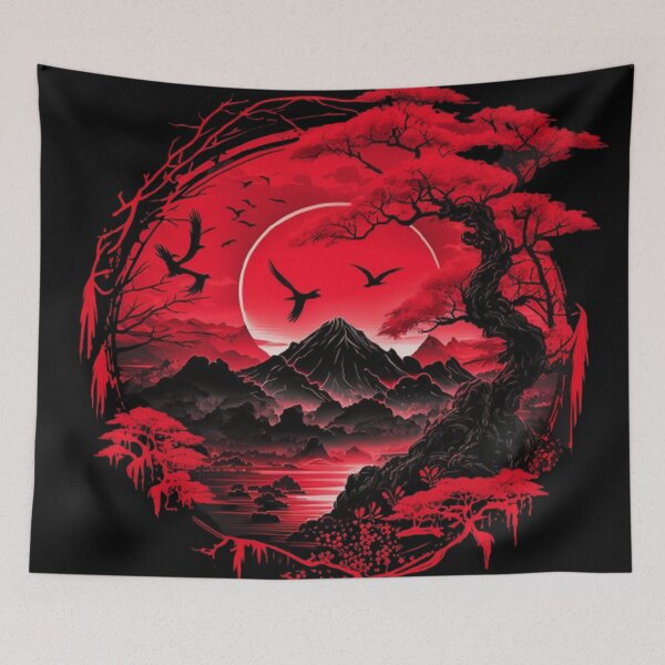 Item preview,  "Harmony in Sakura: Captivating Japanese Landscapes on Redbubble" designed and sold by DesignHeaven24.