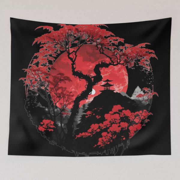 Item preview,  "Harmony in Sakura: Captivating Japanese Landscapes on Redbubble" designed and sold by DesignHeaven24.