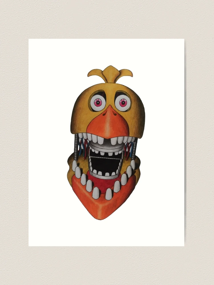 Withered Chica - Five Nights At Freddy's 2  Five nights at freddy's, Five  night, Fnaf drawings