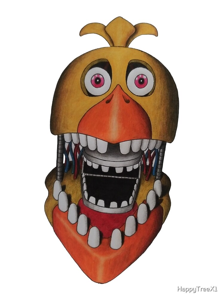 Withered Chica  Fnaf drawings, Fnaf freddy fazbear, Fnaf freddy