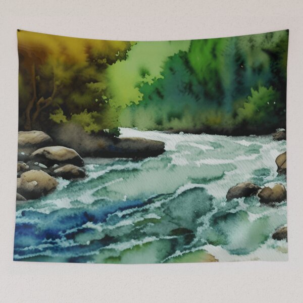 Item preview, Beautiful River  designed and sold by Tsveti Dinkova.