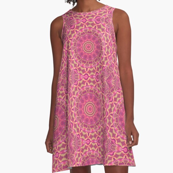 Item preview, Pink and gold mandala 15 designed and sold by MizCupcake.