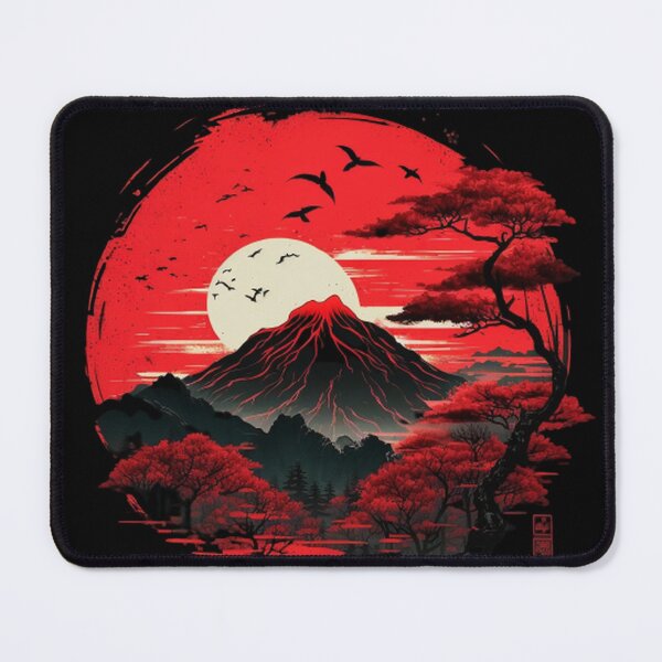 Item preview, "Harmony in Sakura: Captivating Japanese Landscapes on Redbubble" designed and sold by DesignHeaven24.