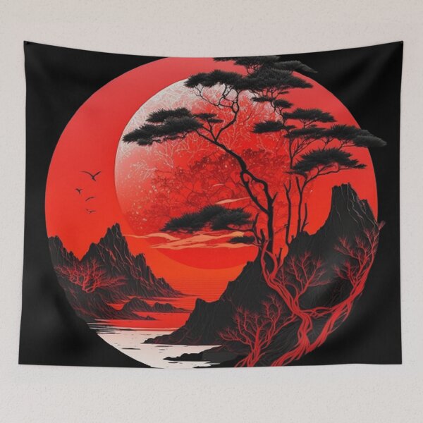 Item preview,  "Harmony in Sakura: Captivating Japanese Landscapes on Redbubble" designed and sold by DesignHeaven24.
