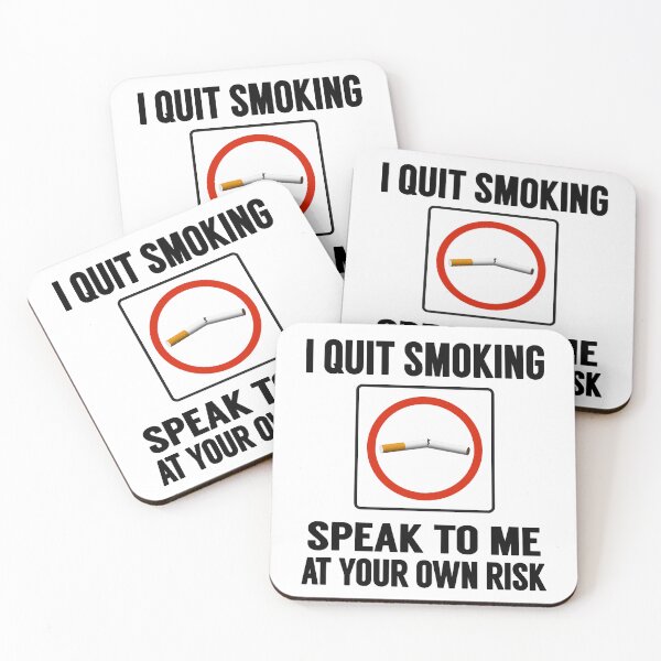 Item preview, I quit smoking speak to me at your own risk designed and sold by smallcatvn.