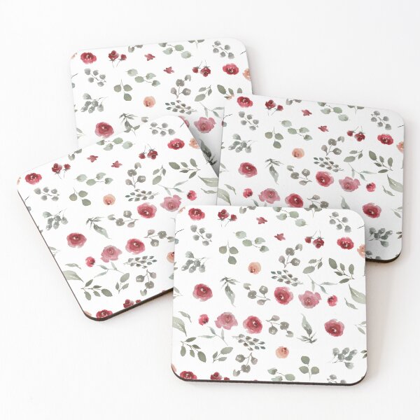 Item preview, Watercolor-painted red roses designed and sold by IftinDesigns.