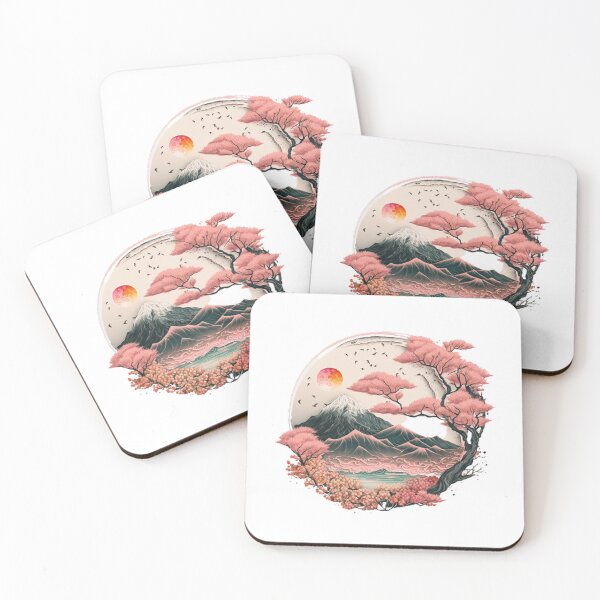 Item preview,  "Harmony in Sakura: Captivating Japanese Landscapes on Redbubble" designed and sold by DesignHeaven24.