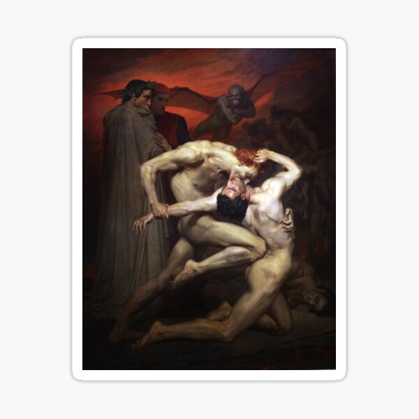 Item preview, Dante and Virgil William Bouguereau designed and sold by ljb5440.