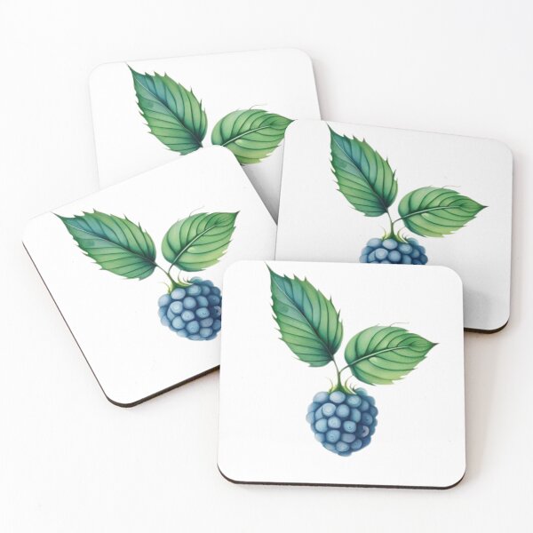 Item preview, Watercolor Blue Raspberry designed and sold by MyStickeroonies.