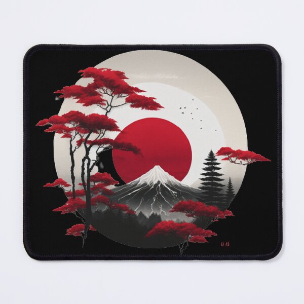Item preview, "Harmony in Sakura: Captivating Japanese Landscapes on Redbubble" designed and sold by DesignHeaven24.