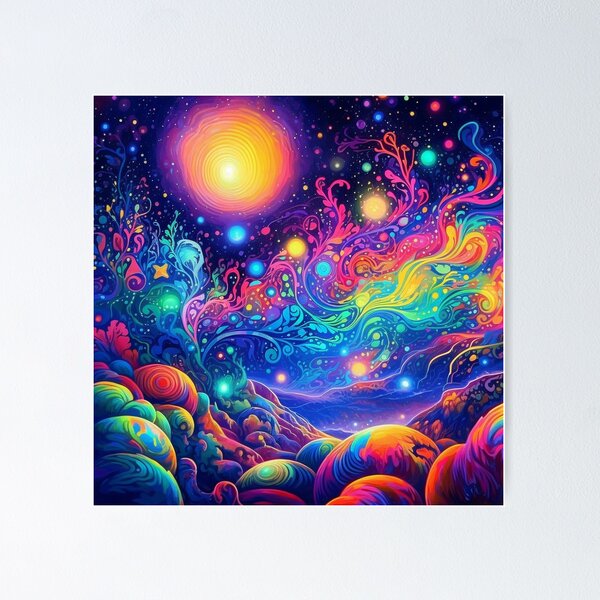 Black Light Space Posters for Sale | Redbubble