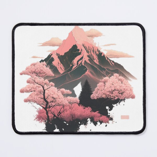 Item preview, "Harmony in Sakura: Captivating Japanese Landscapes on Redbubble" designed and sold by DesignHeaven24.