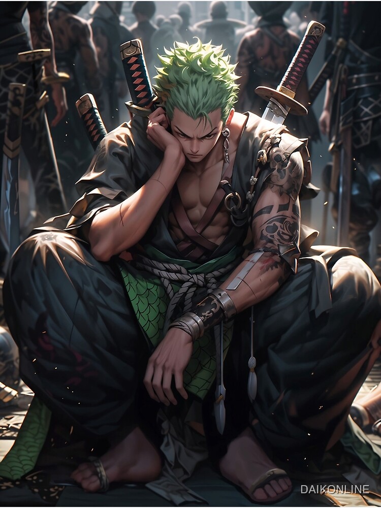 zoro one piece Poster by Marlow31