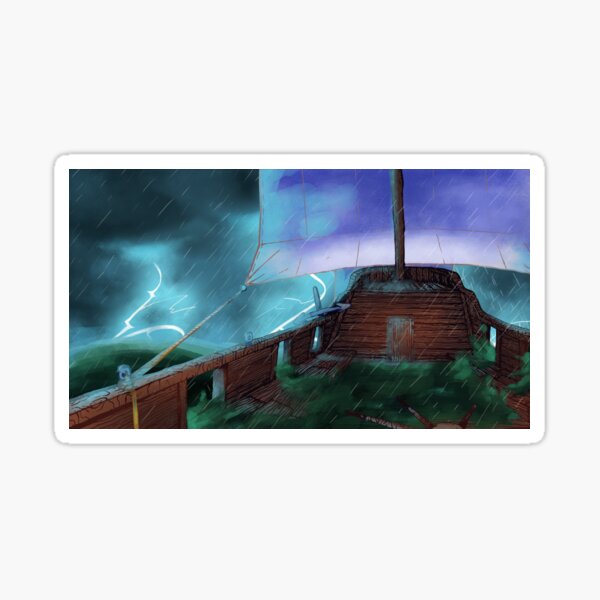 Item preview, Navire en pleine tempête designed and sold by Adleiz.