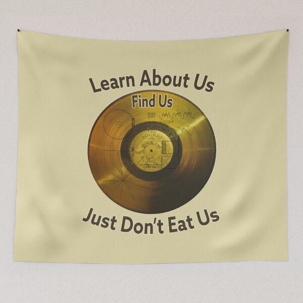 Item preview, Voyager Gold Record - Don't Eat Us designed and sold by Fanarchist.